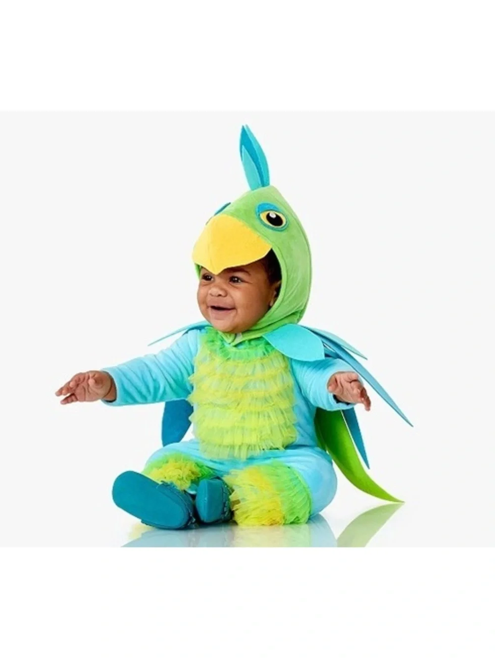 POTTERY BARN KIDS 6-12 MONTHS PARROT 2 PIECE FULL BODY COSTUME NWT